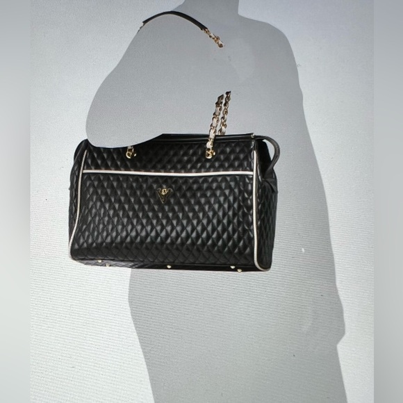 VALENTINO ORLANDI MADE IN ITALY LEATHER QUILTED SHOULDER BAG - Picture 3 of 7